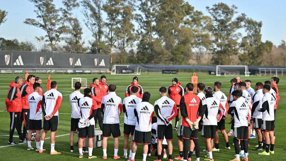 Pretemporada River Camp entrenamiento plantel completo 2024 (Foto: River Plate)