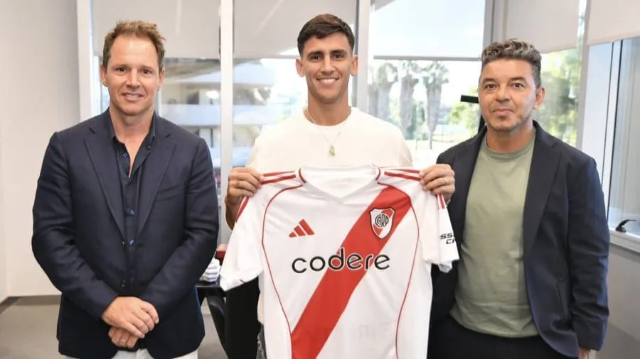 Matías Rojas Marcelo Gallardo Jorge Brito River (Foto: River Plate)