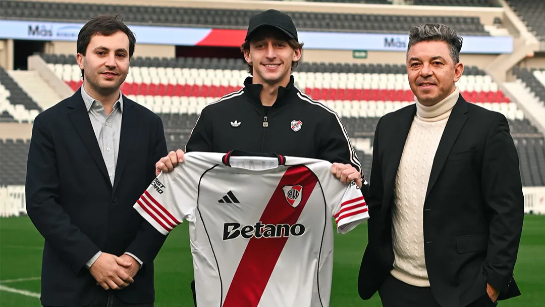 Matías Galarza Fonda presentación River Gallardo (Foto: River Plate)