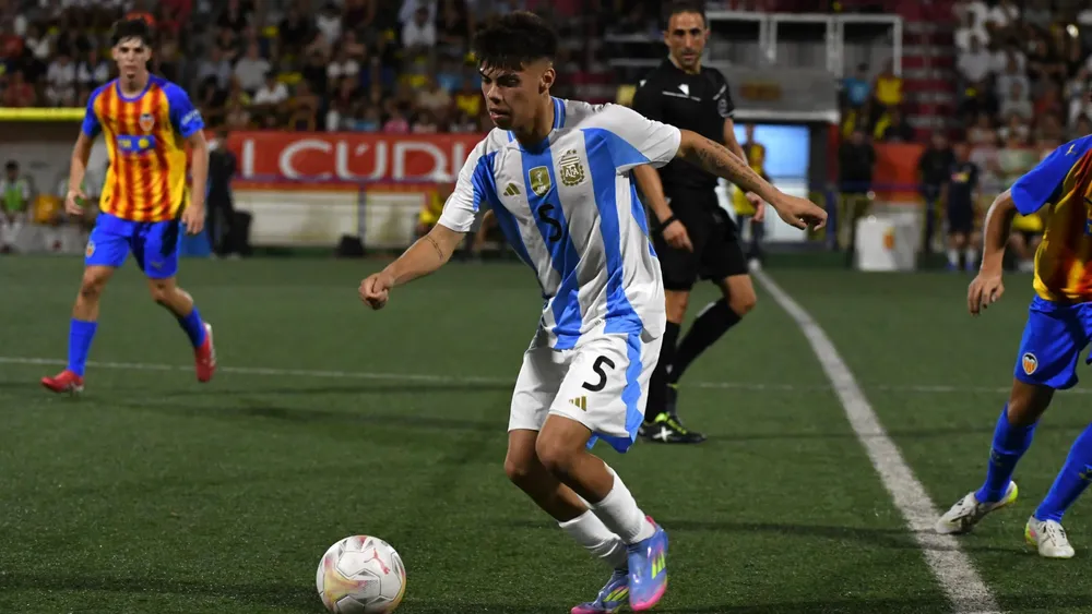 Santiago Espíndola selección Argentina Sub 20 L'Alcudia (Foto: Selección Argentina)