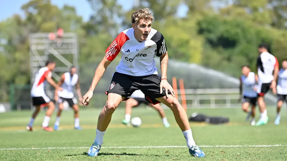 Facundo Colidio entrenamiento River