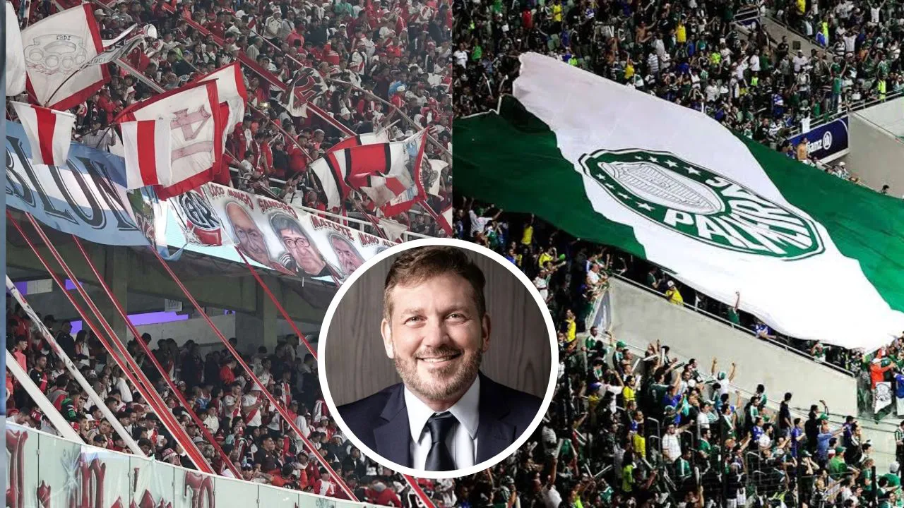 Hinchas River Palmeiras Brasil