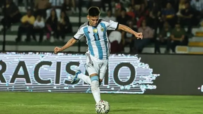 Claudio Echeverri selección Argentina Sub 23 Preolímpico