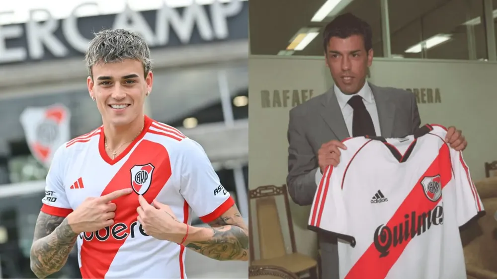 Nicolás Daniel Fonseca River Plate padre e hijo (Fotos: River Plate)