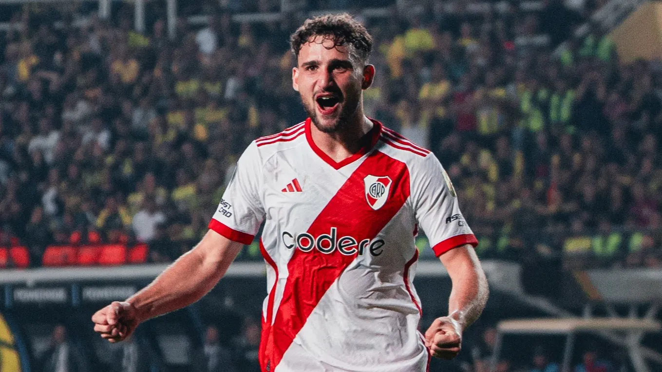 Sebastián Boselli solo festejo gol River Venezuela