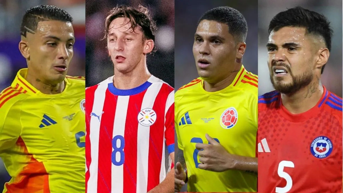 Castaño, Galarza, Quintero y Paulo Díaz