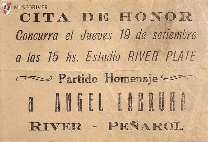 Todos los "Partido Despedida" que tuvieron lugar en el Monumental