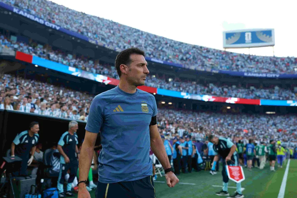 Lionel Scaloni Selección Argentina vs Suiza