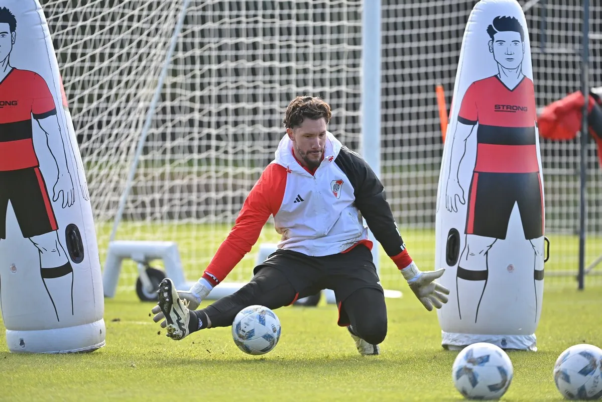 Primer entrenamiento Jeremías Ledesma