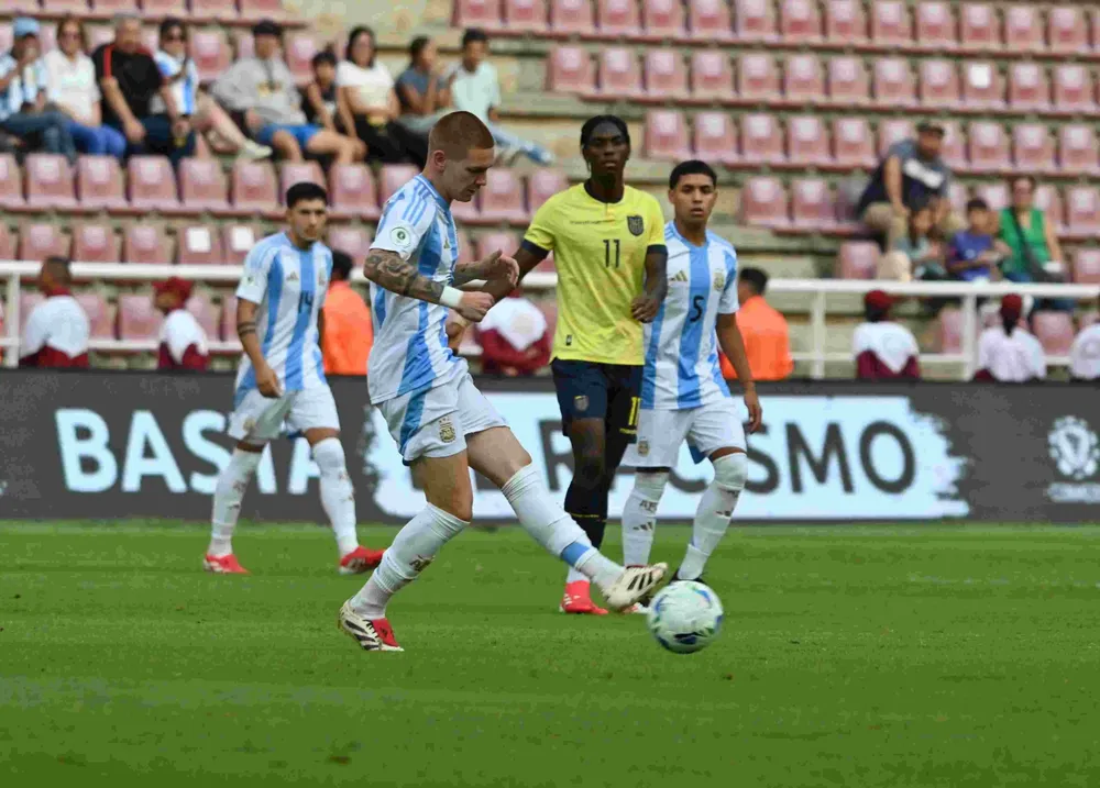 Franco Mastantuono vs Ecuador Sudamericano Sub-20