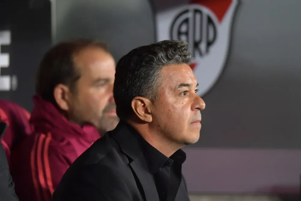 Marcelo Gallardo en conferencia de prensa