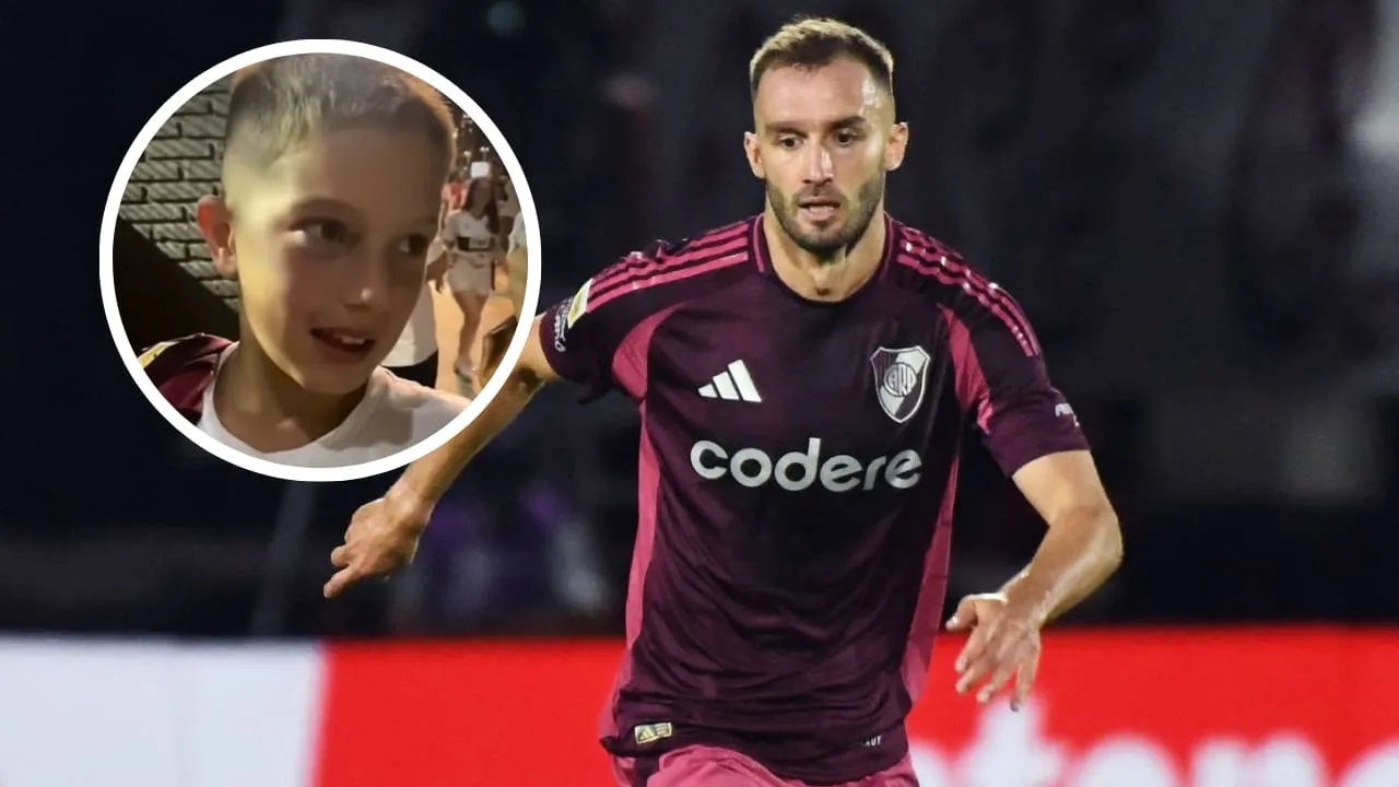 Gesto Germán Pezzella River Platense