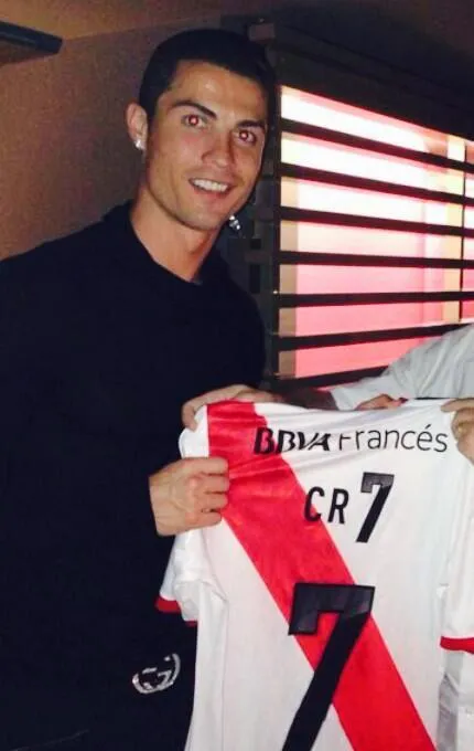 Cristiano Ronaldo camiseta River Cristiano Ronaldo camiseta River