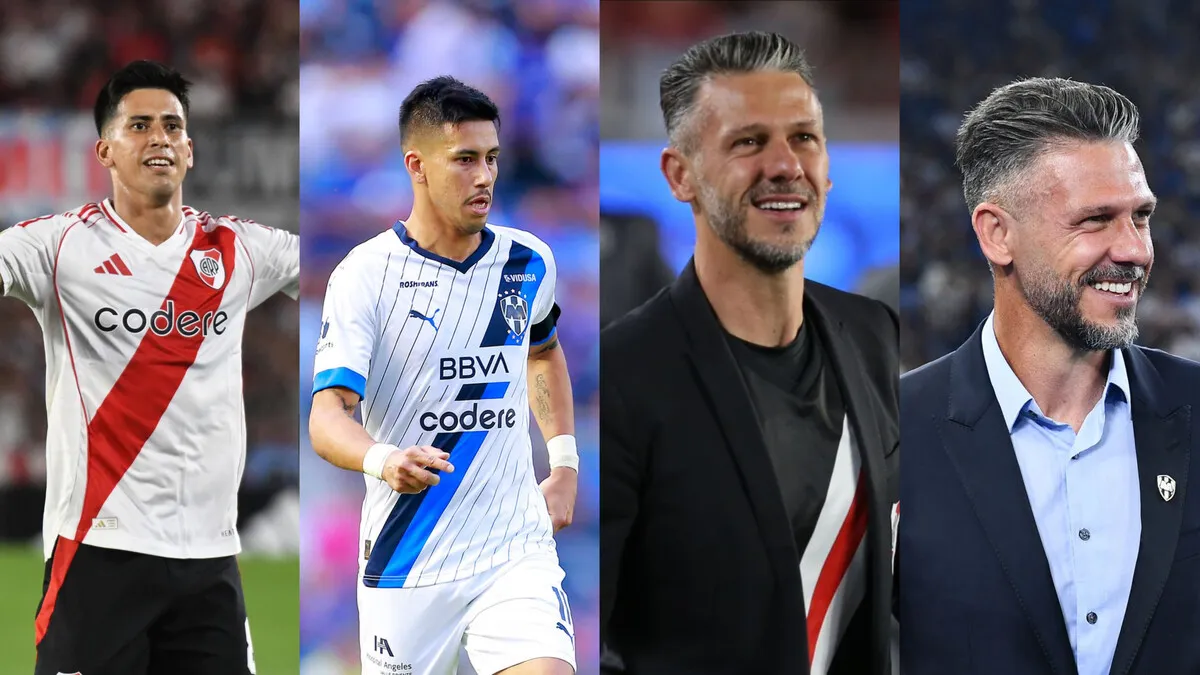 Maximiliano Meza Martín Demichelis River Rayados Monterrey (Fotos: Getty Images)