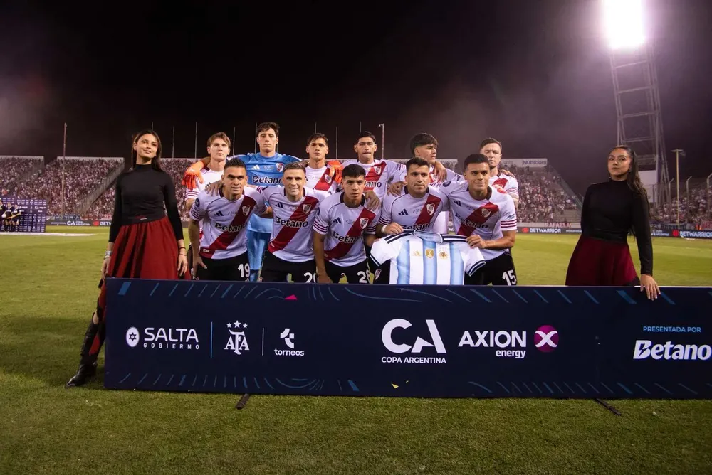 Formación River vs Aldosivi Copa Argentina