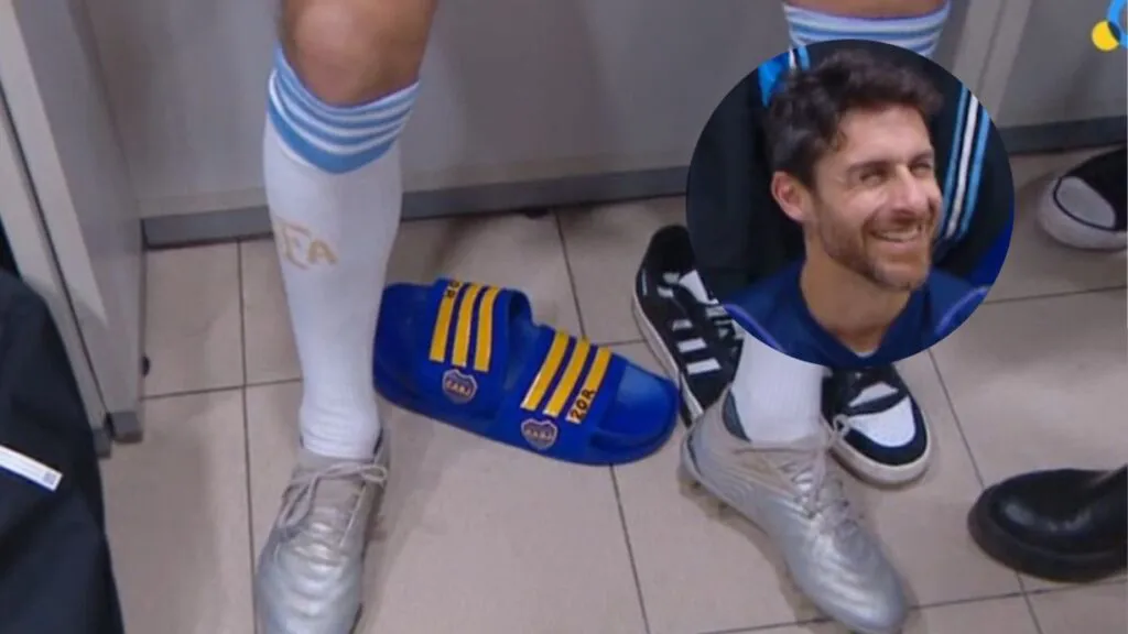 Video Viral: La reacción de Pablo Aimar porque le dieron ojotas de Boca
