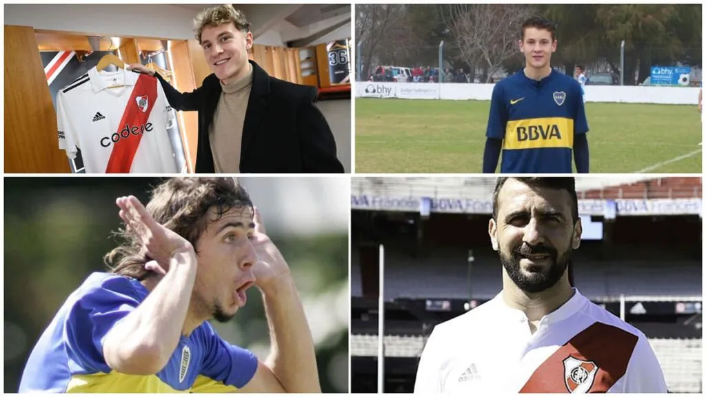 Todos los jugadores que pasaron por Boca y después fueron a River