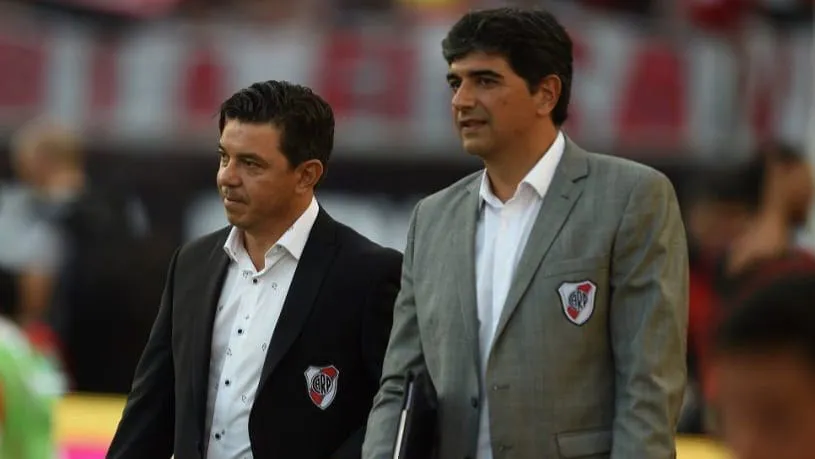 Matías Biscay Marcelo Gallardo River Plate (Foto: Unión Digital)