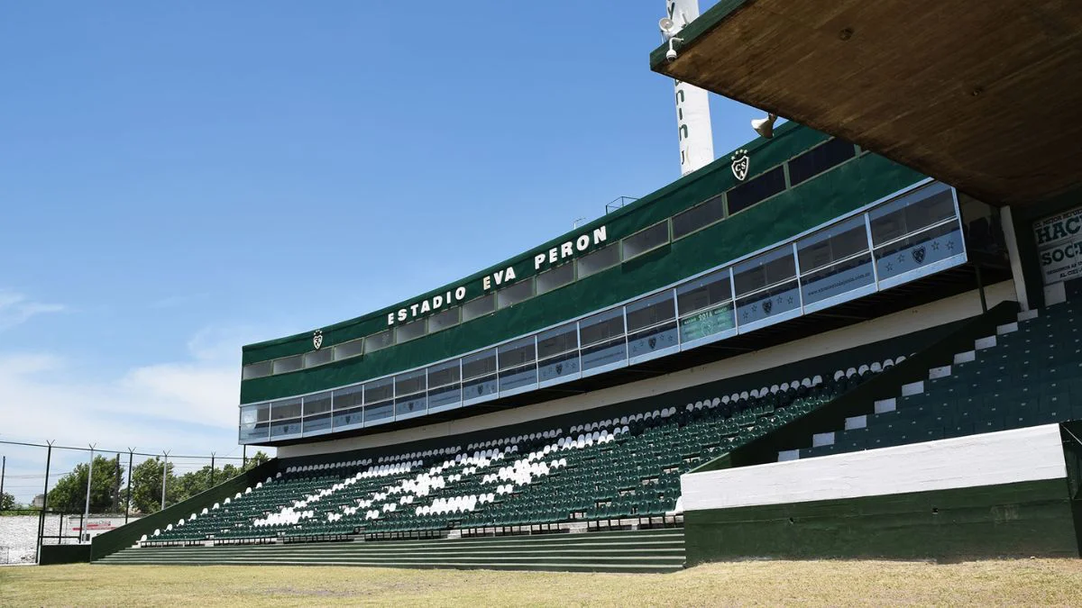 Estadio Eva Perón Sarmiento. (Foto: Rassegna)
