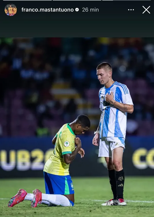 Historia Mastantuono Brasil Argentina