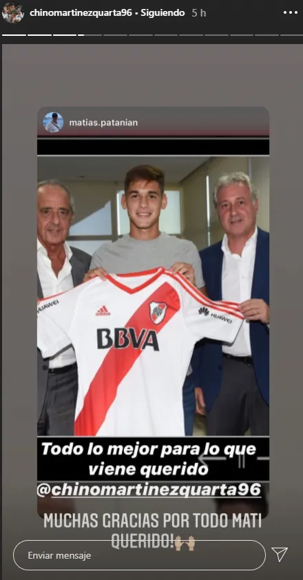 LA DESPEDIDA DE MARTÍNEZ QUARTA EN LAS REDES