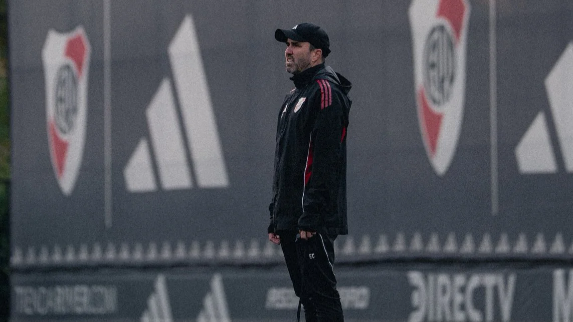 Eduardo Coudet entrenamiento River  (Foto: River Plate)