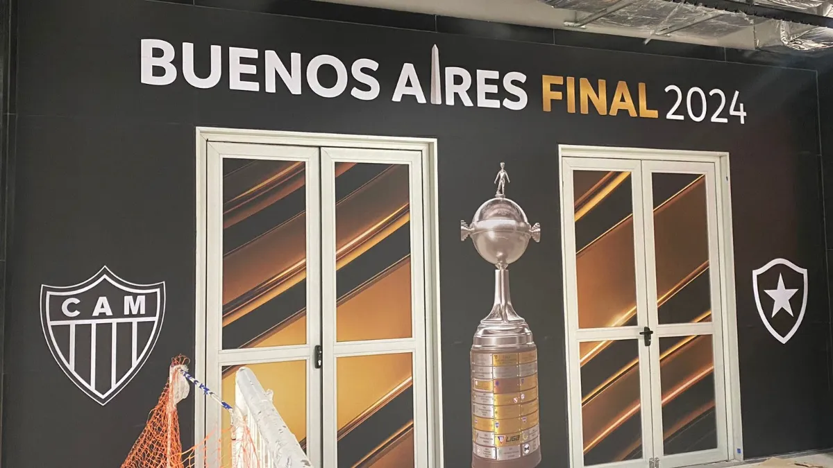 Empezó el decorado en el estadio Monumental