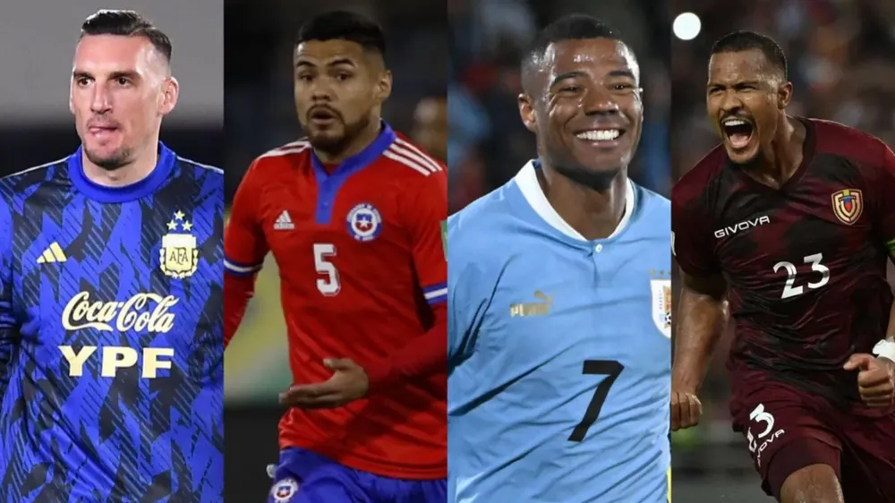 Jugadores River Selecciones Sudamericanas 