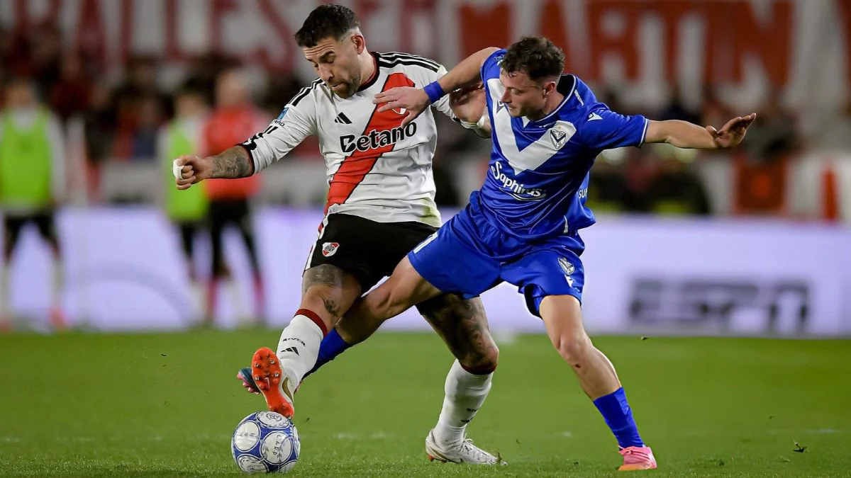 Otamendi River vs. Vélez. (Foto: Getty Images)