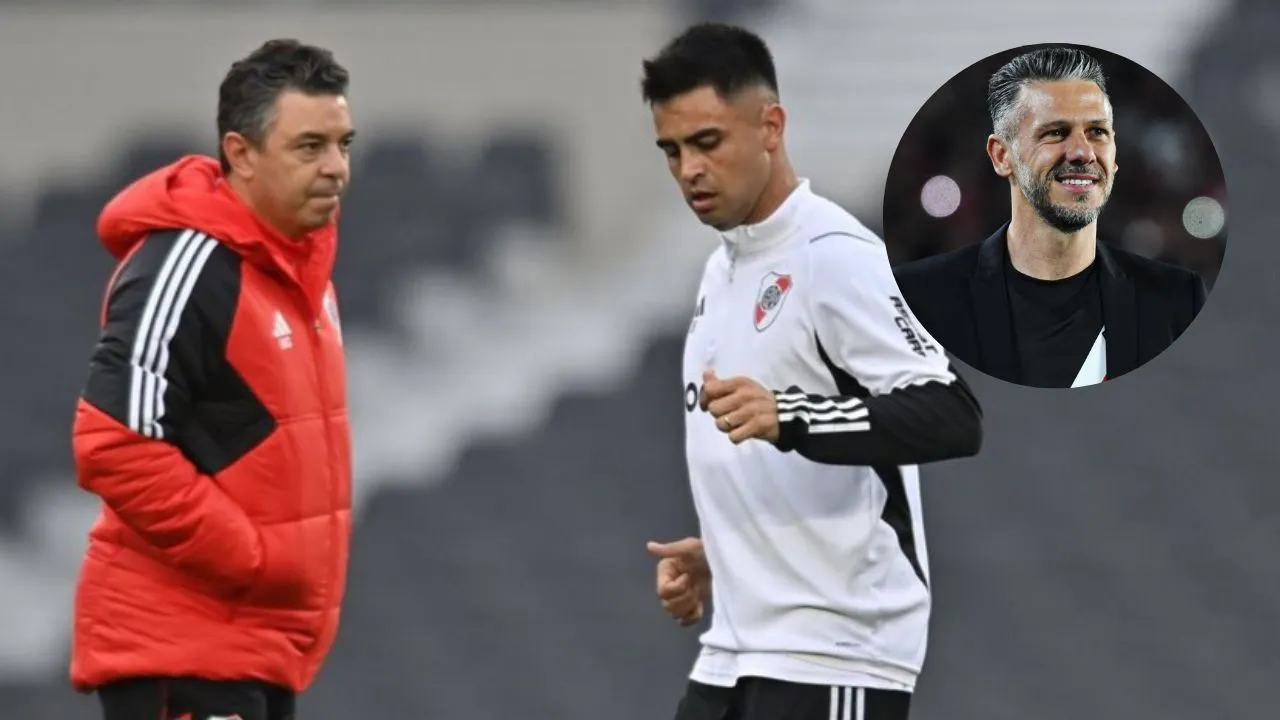 Gonzalo Pity Martínez River Gallardo Demichelis entrenador  (Fotos: River Plate)