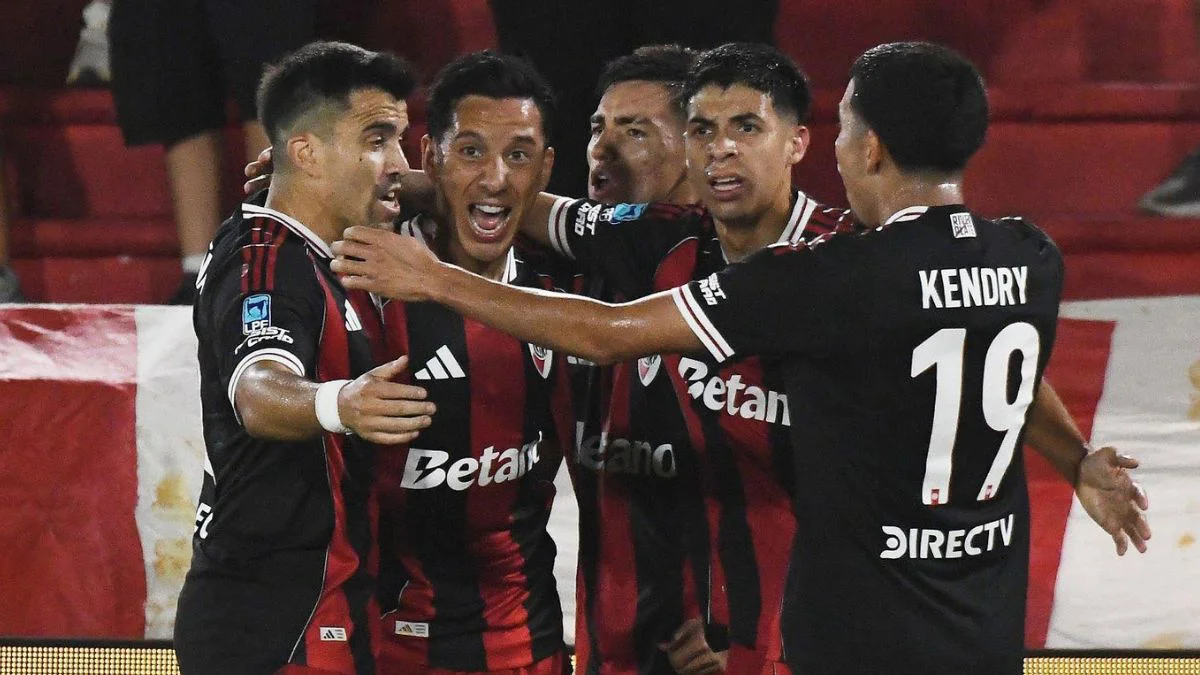 River festejo gol. (Foto: Getty Images)