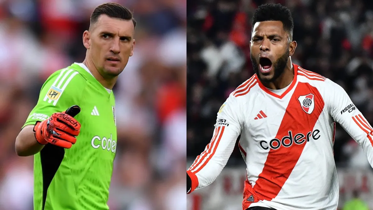 Franco Armani Miguel Borja - River Plate - 2024