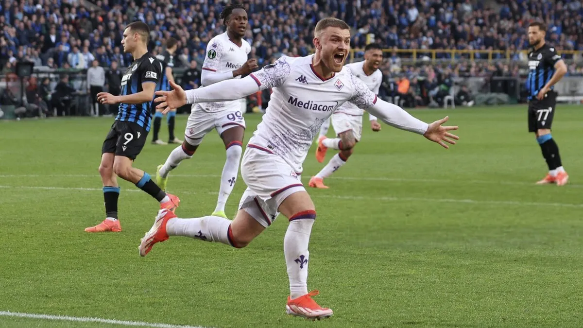 Lucas Beltrán Fiorentina Conference League gol (Foto: Getty)