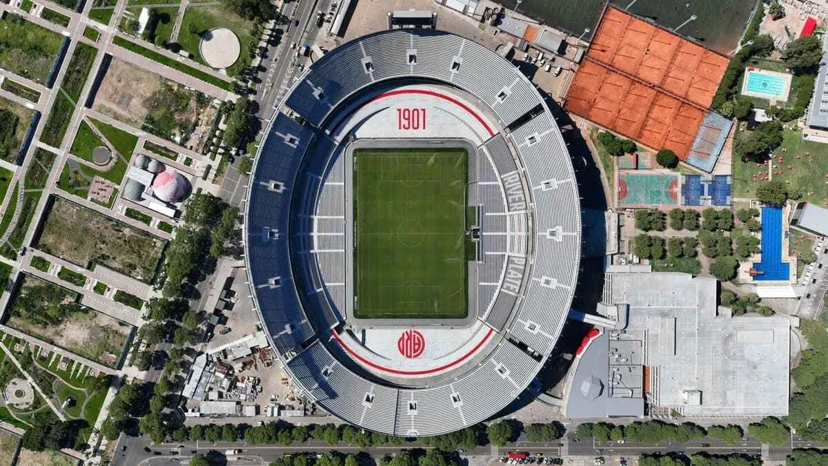 Estadio Monumental foto aérea arriba (Foto: Conmebol)