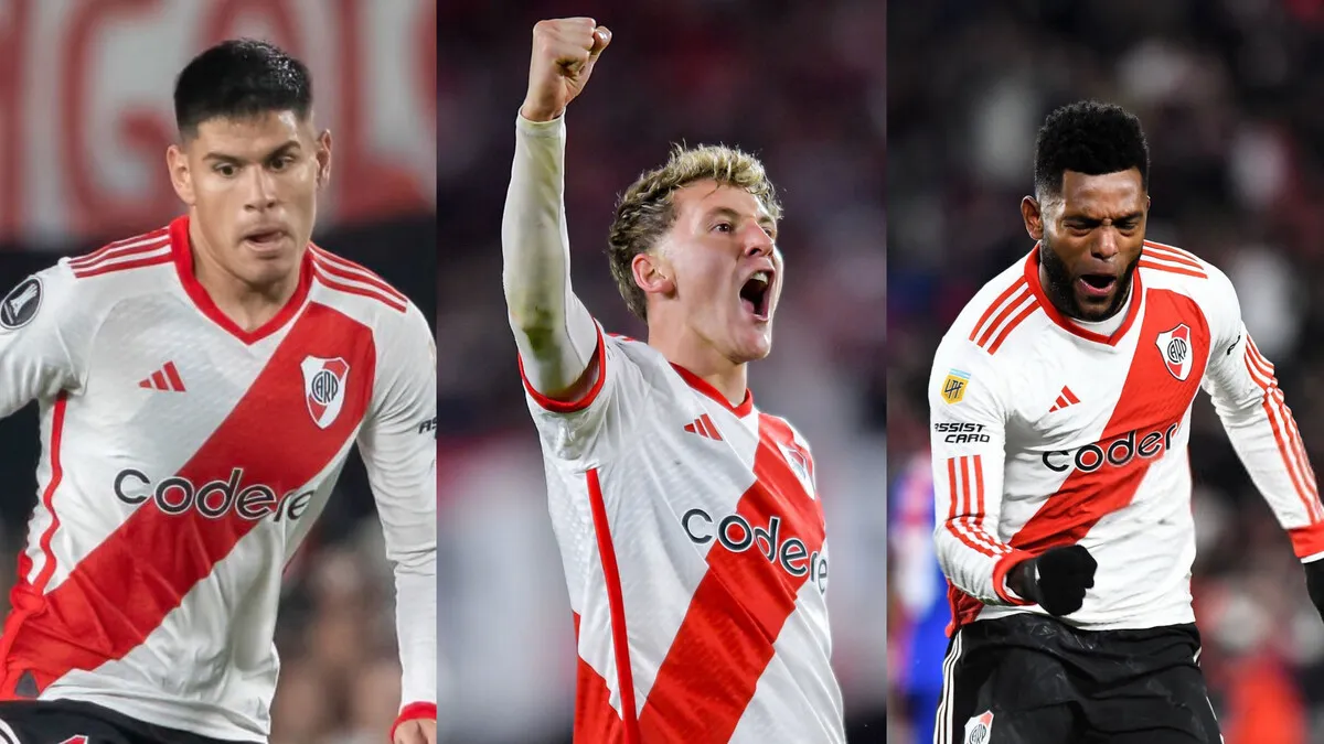 Agustín Sant'Anna Facundo Colidio Miguel Borja (Fotos: Getty)