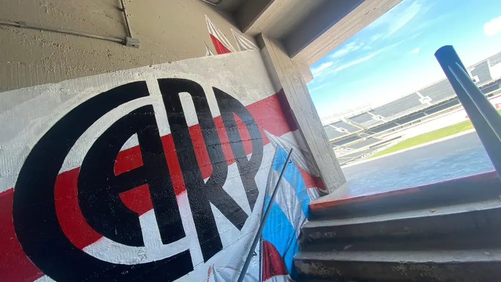 Mural Sivori Baja estadio Monumental (Foto: Subcomisión del Hincha)