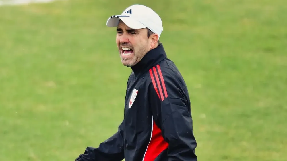 Eduardo Chacho Coudet River entrenamiento (Foto: River Plate)
