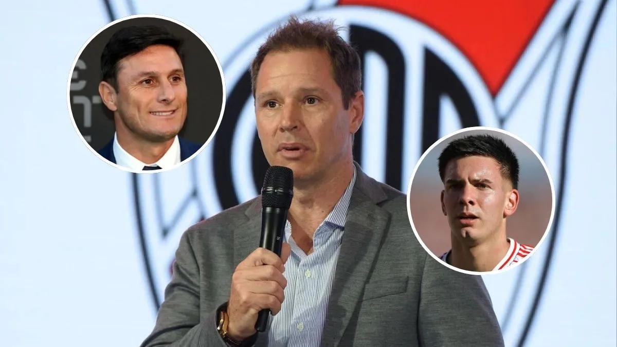 Brito, cauto sobre el futuro de Mastantuono en River