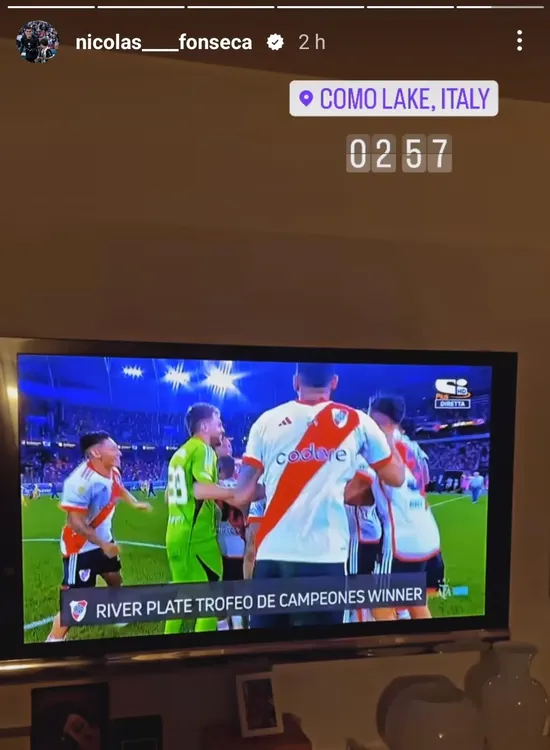 Historia Nicolás Fonseca River Trofeo de Campeones
