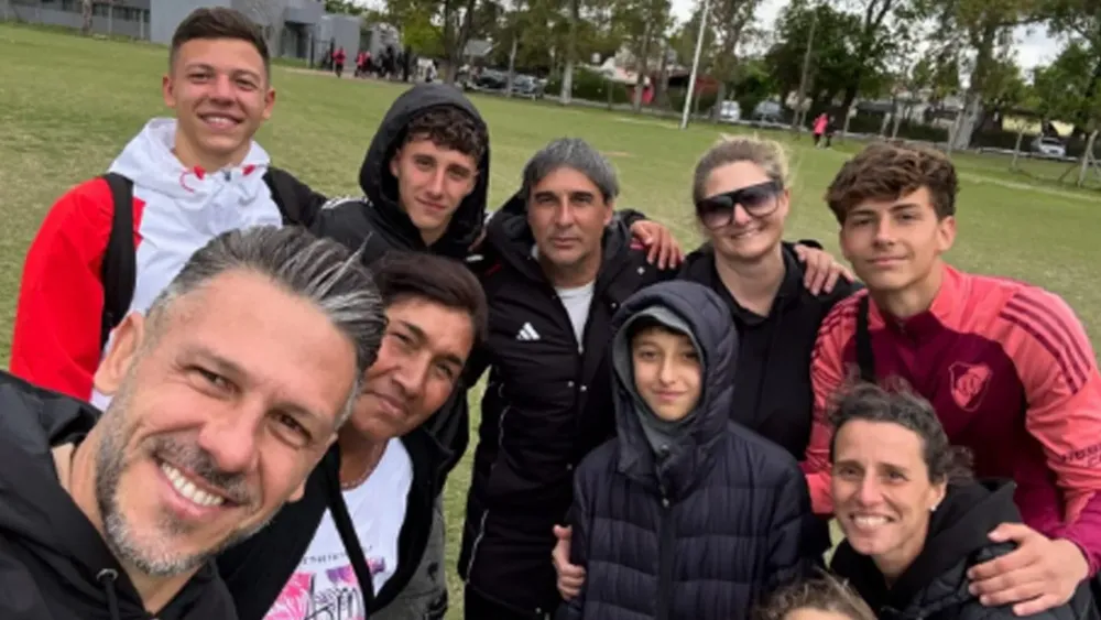 Martín Demichelis inferiores Bastian River familia