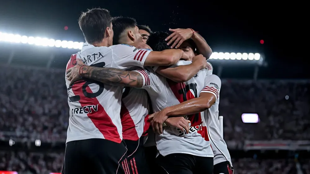 Festejo gol equipo River  (Foto: Getty Images)
