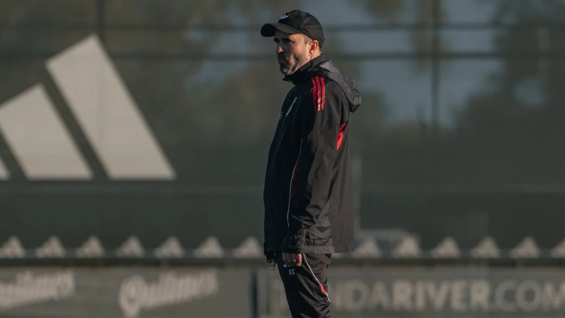 Eduardo Coudet entrenamiento River  (Foto: River Plate)