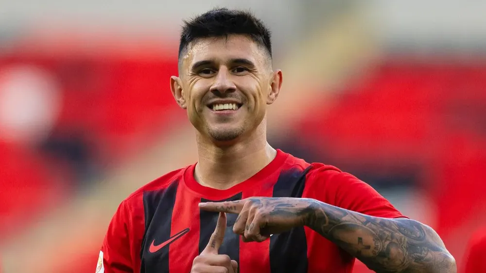 Bareiro Al Rayyan Qatar festejo gol (Foto: X)