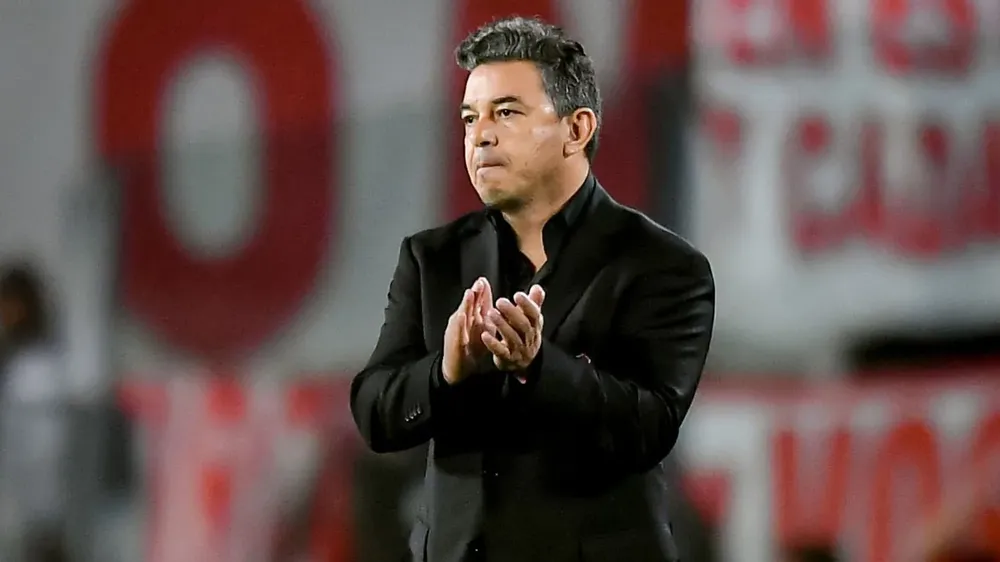 Entrenador Marcelo Gallardo River Monumental (Foto: Getty Images)
