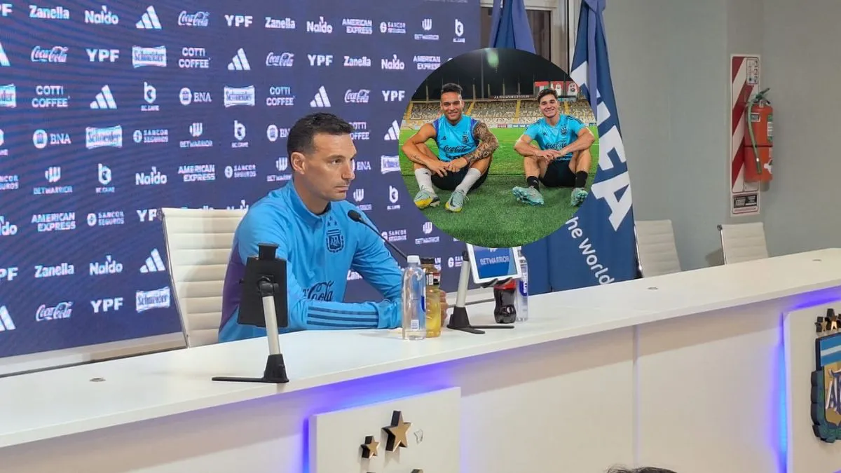 Scaloni Julián Álvarez