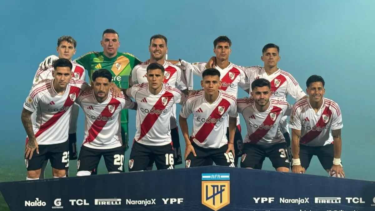 Formación River Independiente Rivadavia Liga 2024 (Foto: Liga Profesional)