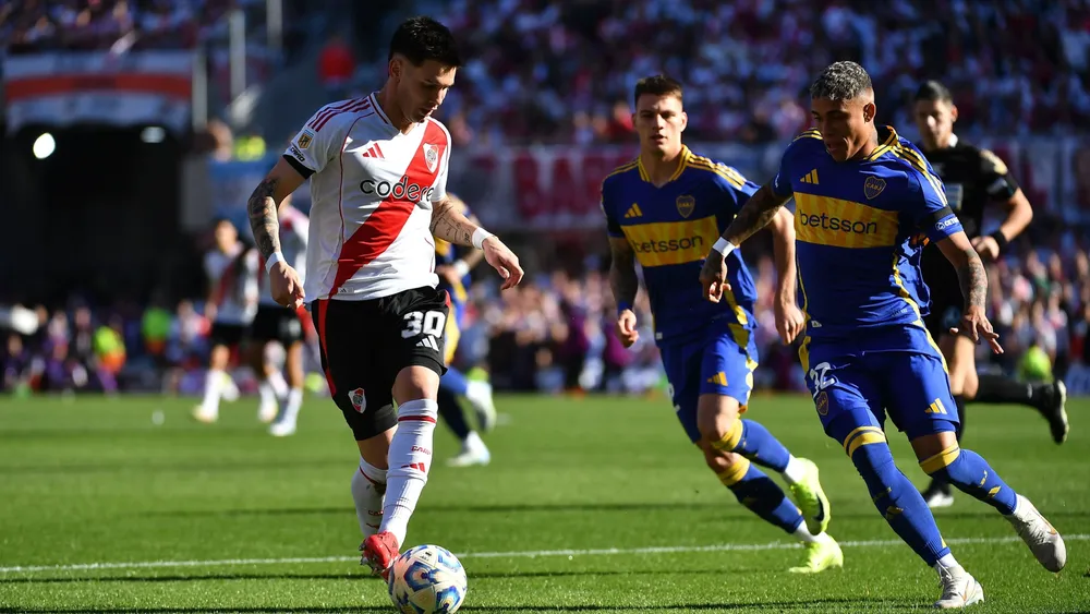 Franco Mastantuono River Boca Superclásico Monumental