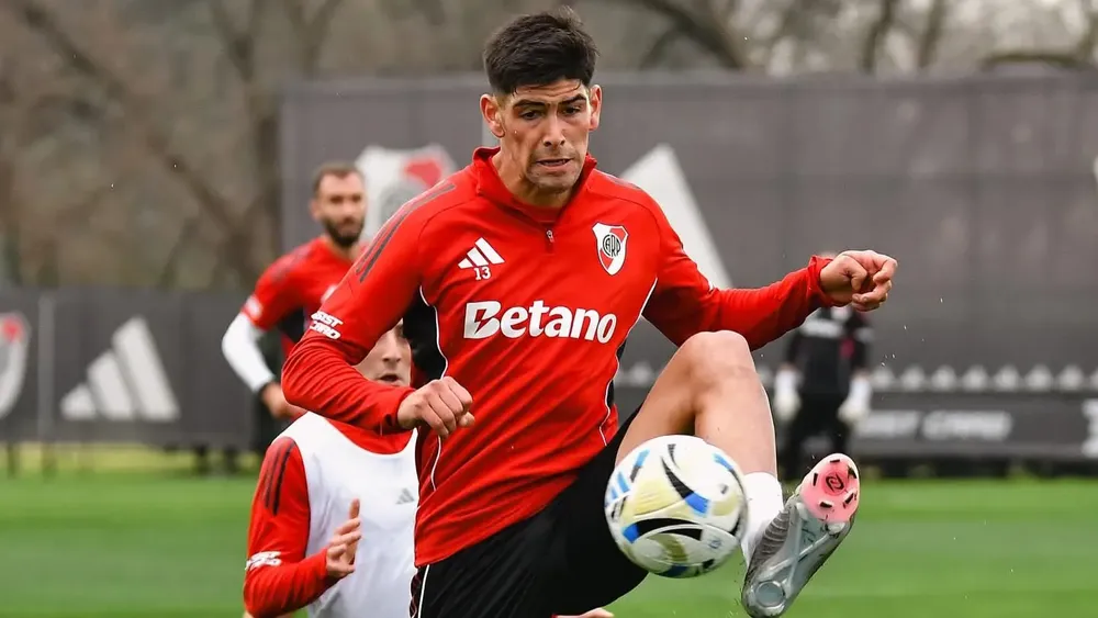 Lautaro Rivero River entrenamiento Ezeiza (Foto: River Plate)