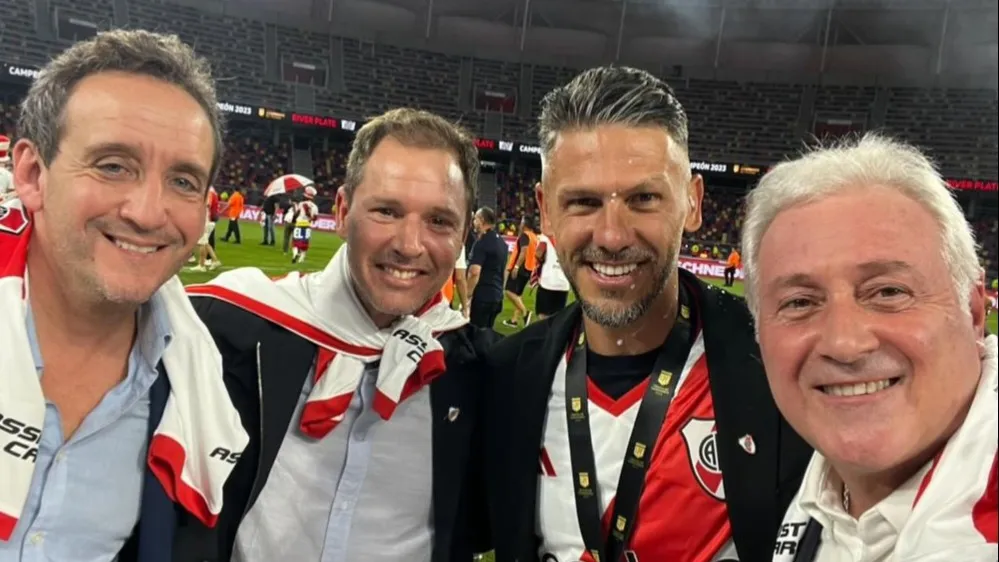 Dirigentes Patanian Brito Demichelis River (Foto: Matías Patanian)