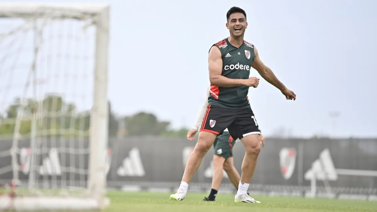 Pity Martinez Entrenamiento River